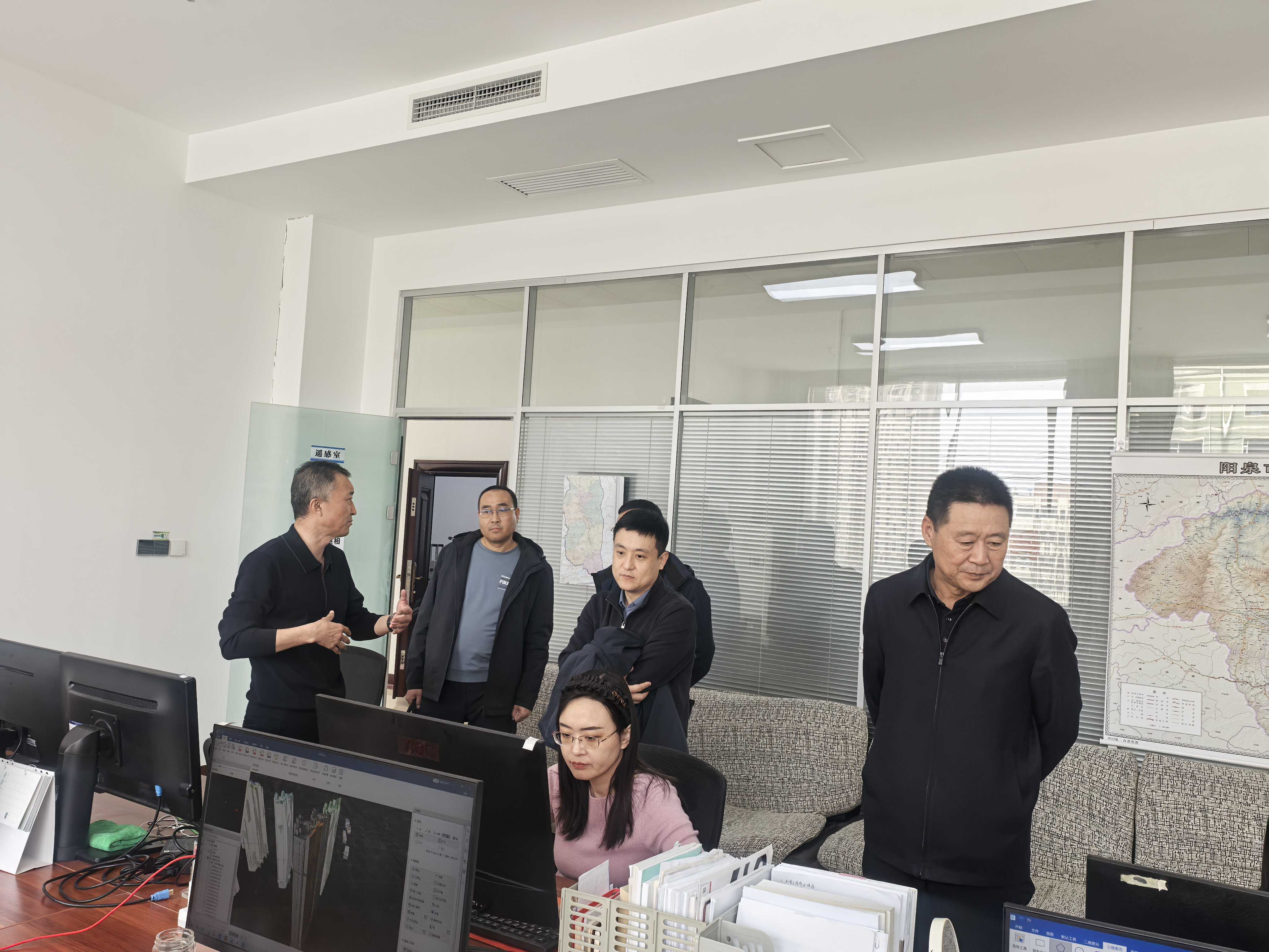 阳泉市直机关工委书记蔺志鹏调研党建与业务融合工作