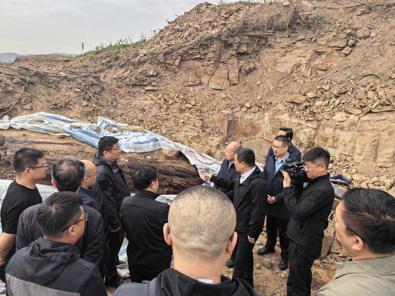阳泉市委常委、常务副市长耿鹏鹏调研“化石之城”建设工作