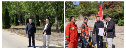 阳泉市城区副区长王东红节日期间进行巡林督导检查
