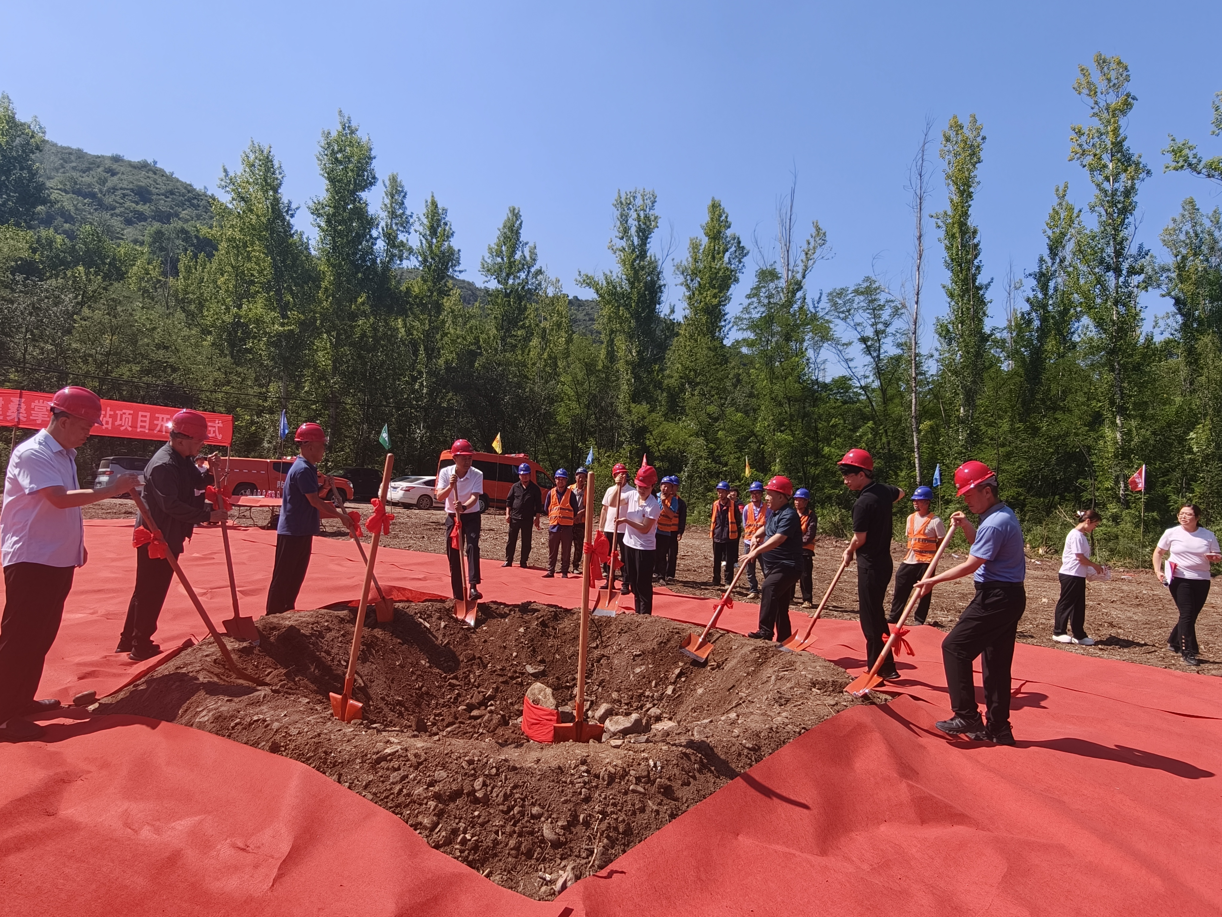 阳泉市狮脑山国有林场桑掌管护站迁建项目开工